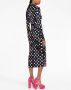Versace x Dua Lipa mini-jurk met stippen vlinder en lieveheersbeestjes print Zwart - Thumbnail 4