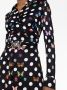 Versace x Dua Lipa mini-jurk met stippen vlinder en lieveheersbeestjes print Zwart - Thumbnail 5