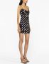 Versace x Dua Lipa mini-jurk met vlinders Zwart - Thumbnail 3