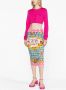Versace x Dua Lipa kokerrok met vlinderprint Roze - Thumbnail 4