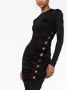 Versace Uitgesneden midi-jurk Zwart - Thumbnail 3