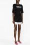 Versace x Dua Lipa T-shirt met veiligheidsspeld Zwart - Thumbnail 4