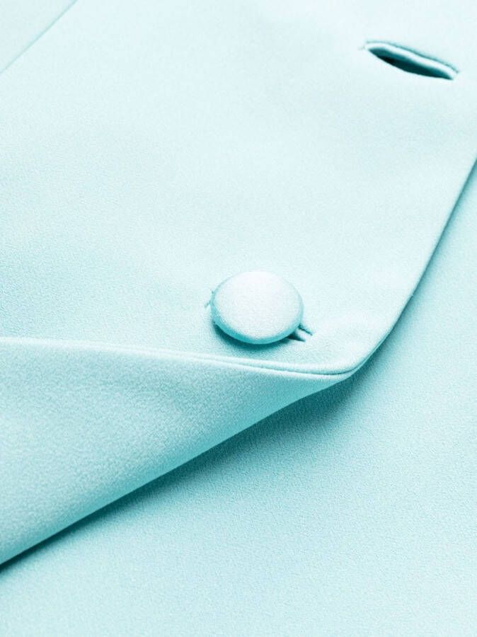 Versace x Dua Lipa mini-jurk Blauw