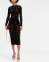 Versace Mini-jurk met zebrapatroon Zwart - Thumbnail 2