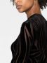 Versace Mini-jurk met zebrapatroon Zwart - Thumbnail 3