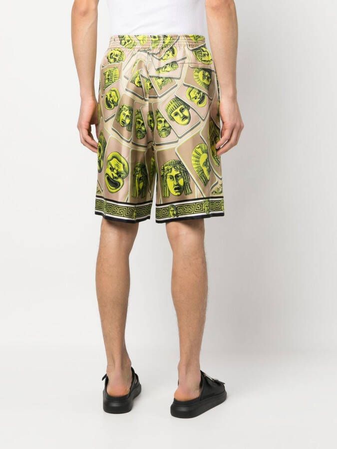 Versace Zijden shorts Groen