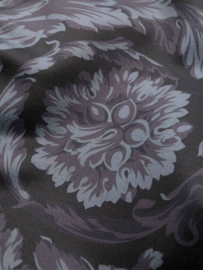 Versace Zwembroek met barokprint Zwart