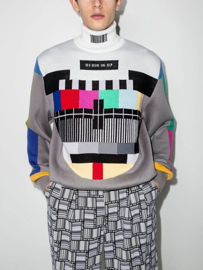 VTMNTS Coltrui met print Grijs