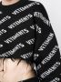 VETEMENTS Gerafelde trui Zwart - Thumbnail 5