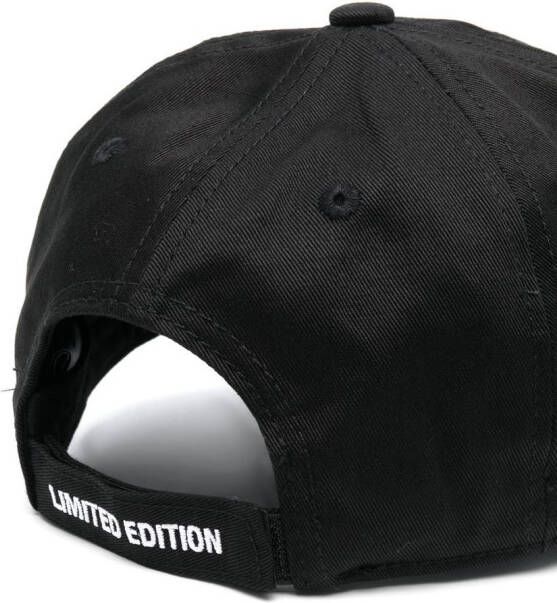 VETEMENTS Honkbalpet met logoprint Zwart