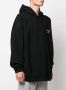 VETE TS Hoodie met geborduurd logo Zwart - Thumbnail 4