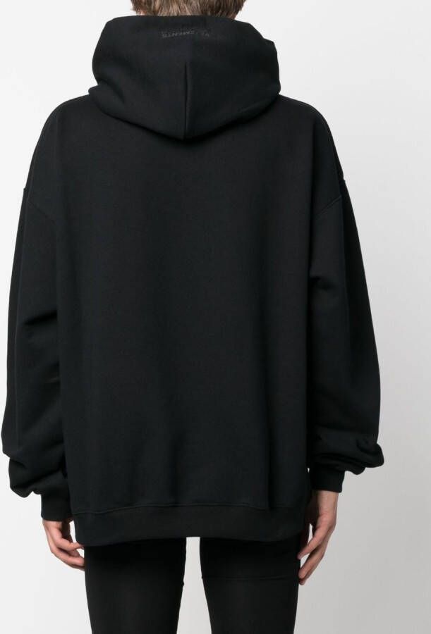 VETEMENTS Hoodie met logoprint Zwart