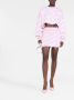 VETEMENTS Intarsia mini-rok Roze - Thumbnail 2