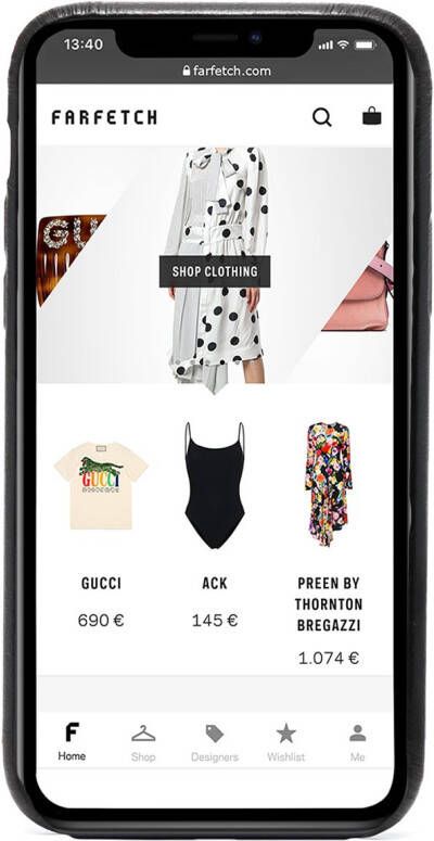 VETEMENTS iPhone 11 Pro hoesje met logoprint Zwart