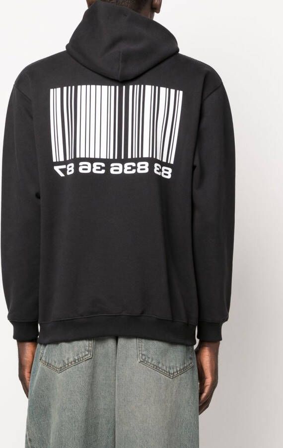 VTMNTS Katoenen hoodie Zwart