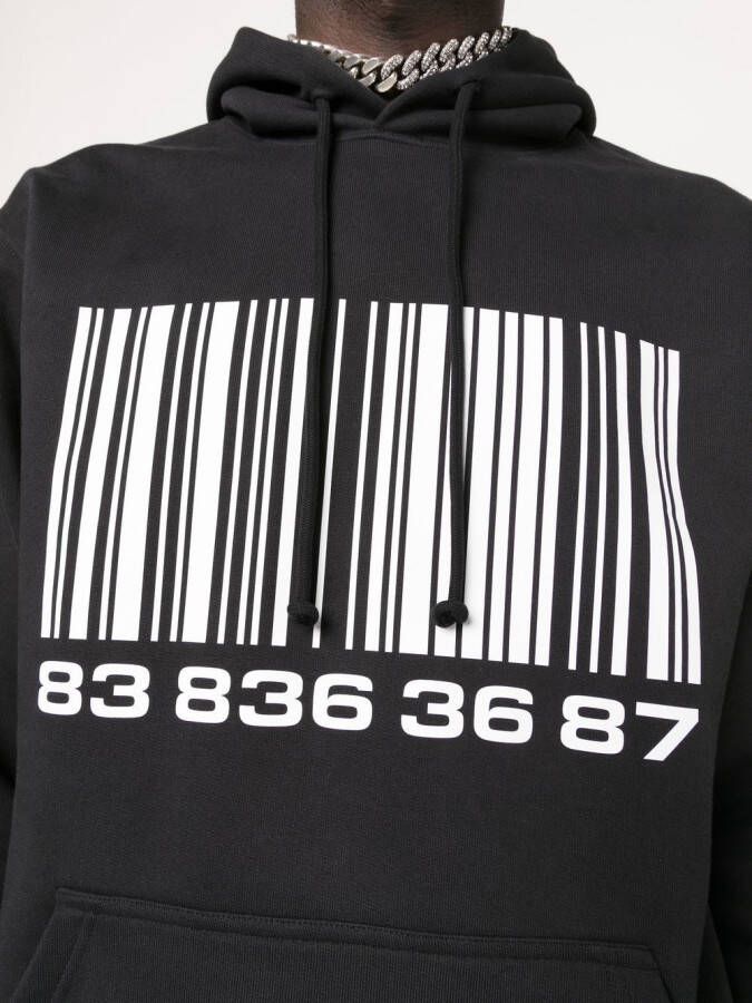 VTMNTS Katoenen hoodie Zwart