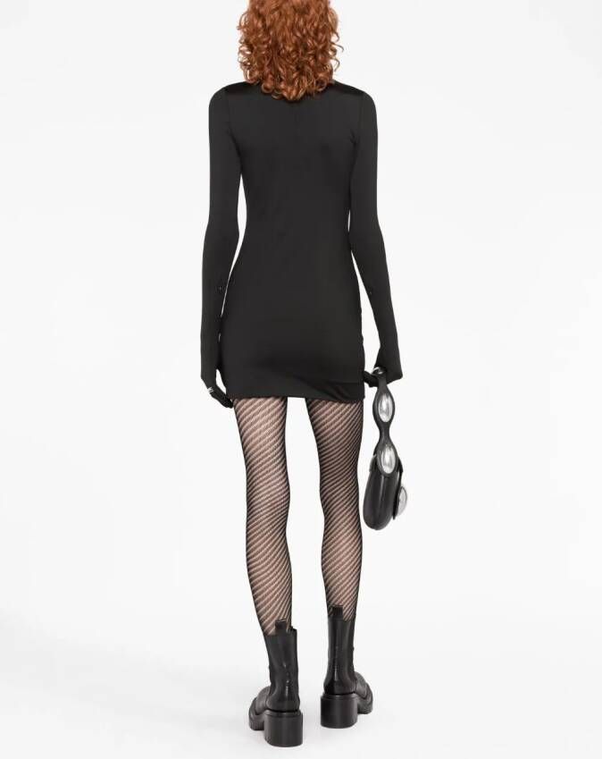 VETEMENTS Mini-jurk met logoprint Zwart
