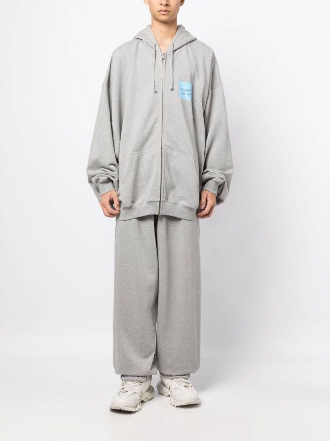 VETEMENTS Trainingsbroek met logopatch Grijs
