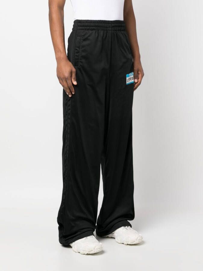VETEMENTS Broek met wijde pijpen Zwart