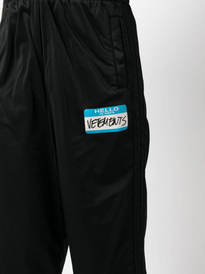 VETEMENTS Broek met wijde pijpen Zwart