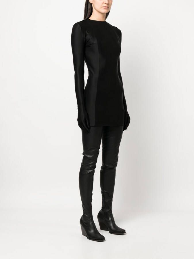 VETEMENTS Mini-jurk met lange mouwen Zwart