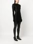 VETEMENTS Mini-jurk met lange mouwen Zwart - Thumbnail 3