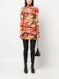 VETEMENTS Mini-jurk met print Oranje - Thumbnail 2