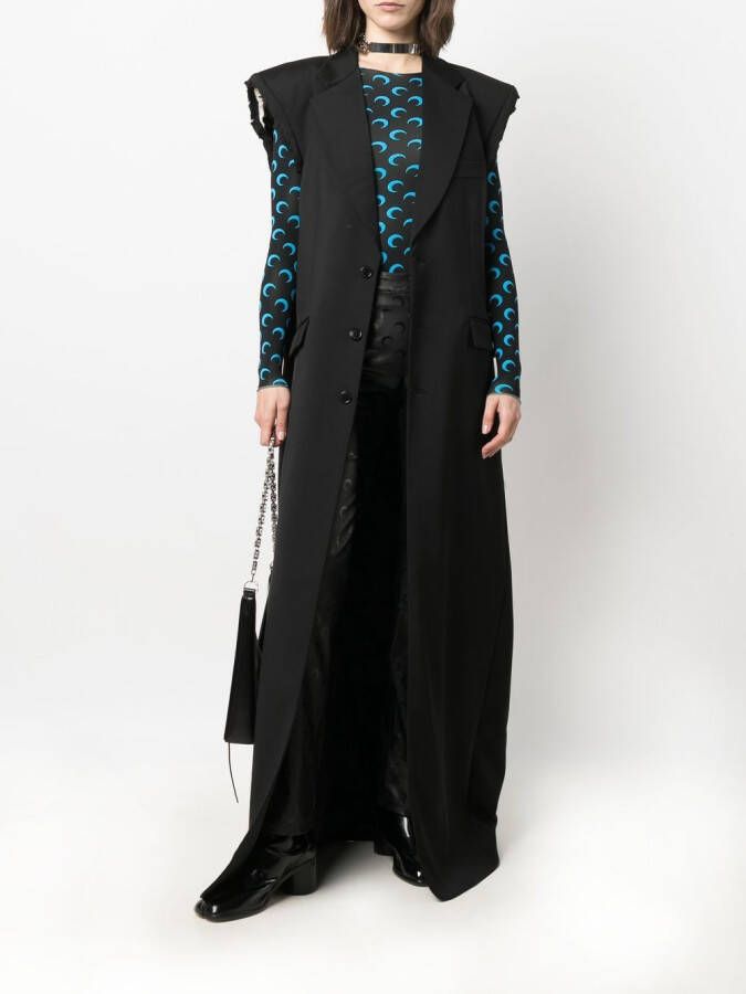 VETEMENTS Mouwloze jas Zwart