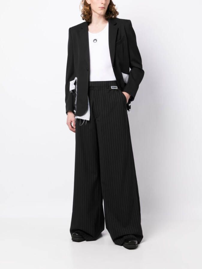 VETEMENTS Broek met wijde pijpen Zwart