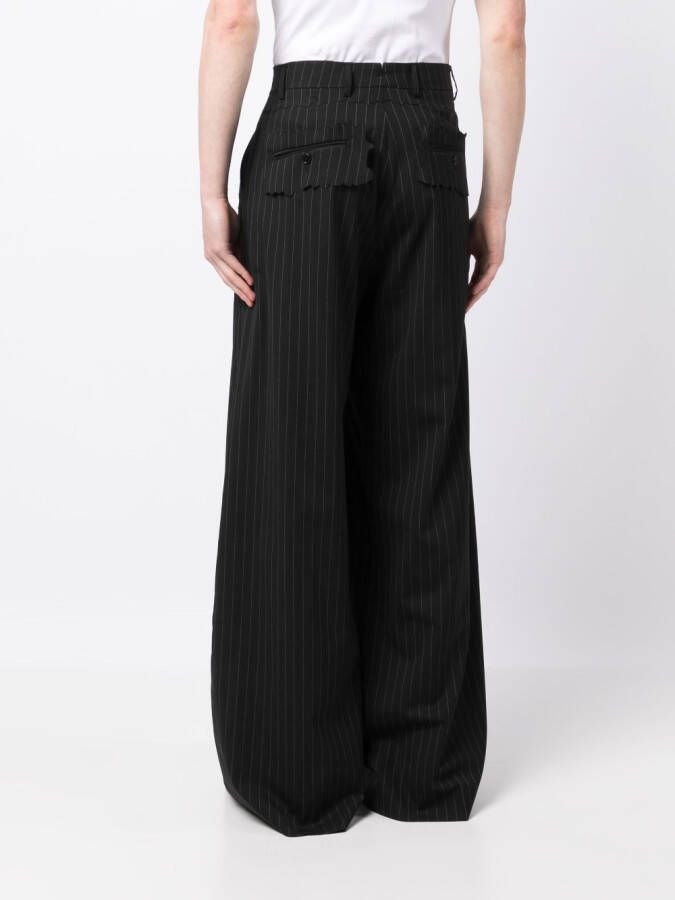 VETEMENTS Broek met wijde pijpen Zwart