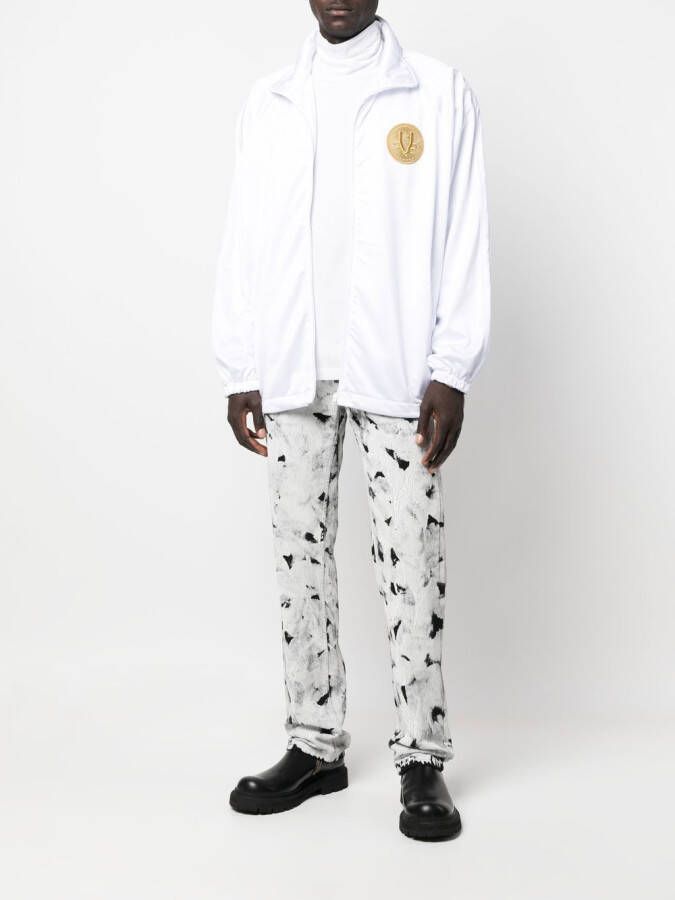 VETEMENTS Sportjack met logopatch Wit