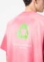 VETE TS T-shirt met geborduurde tekst Roze - Thumbnail 5