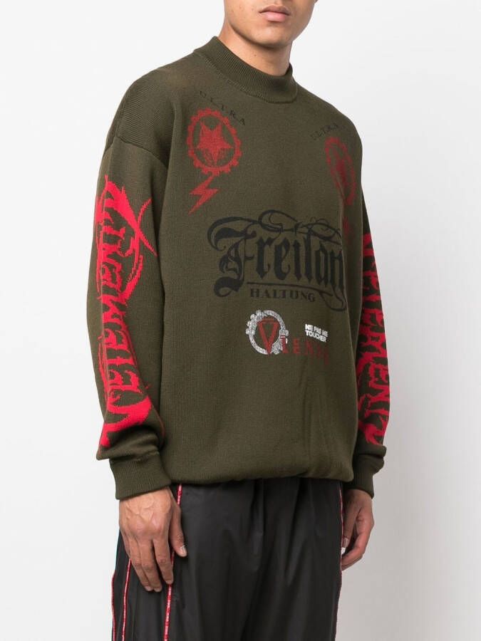VETEMENTS Trui Groen