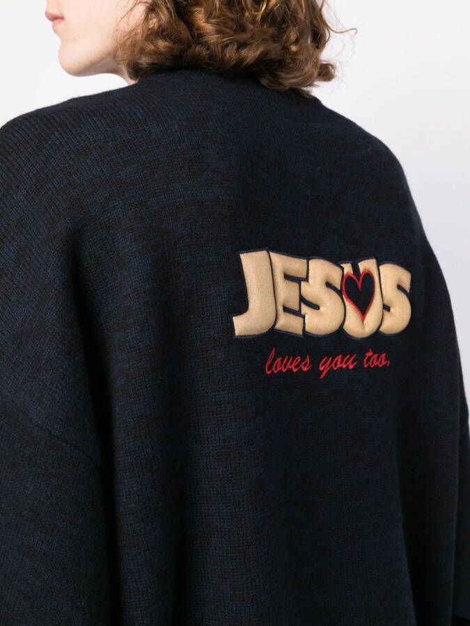 VETEMENTS Trui met print Zwart