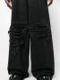 VETEMENTS Jeans met wijde pijpen Zwart - Thumbnail 5