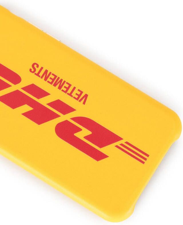 VETEMENTS x DHL iPhone 11 hoesje Geel