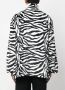 VETEMENTS Jas met zebraprint Zwart - Thumbnail 4