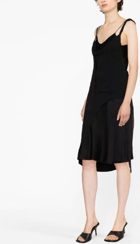 Victoria Beckham Jurk met franje Zwart