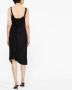 Victoria Beckham Jurk met franje Zwart - Thumbnail 3