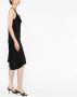 Victoria Beckham Jurk met franje Zwart - Thumbnail 4
