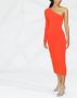Victoria Beckham Asymmetrische jurk Oranje - Thumbnail 2