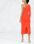 Victoria Beckham Asymmetrische jurk Oranje - Thumbnail 4