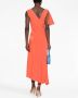 Victoria Beckham Asymmetrische mini-jurk Oranje - Thumbnail 4