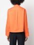 Victoria Beckham Cropped blouse Oranje - Thumbnail 4