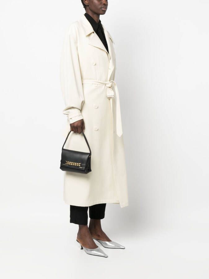 Victoria Beckham Shopper met kettingdetail Zwart