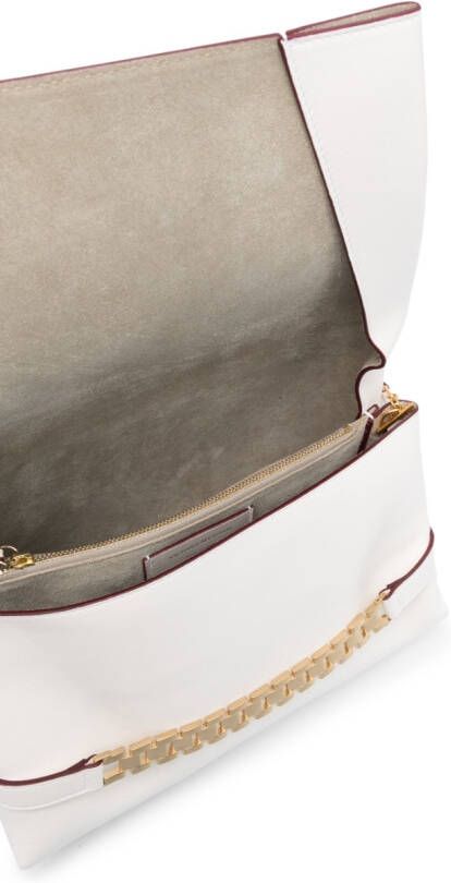 Victoria Beckham Pouch schoudertas met ketting Wit