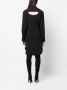 Victoria Beckham Zijden blousejurk Zwart - Thumbnail 4