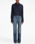 Victoria Beckham Cropped blouse Blauw - Thumbnail 2
