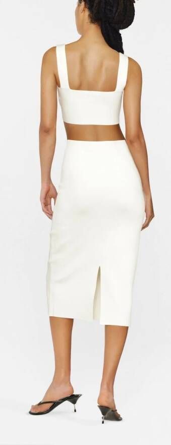 Victoria Beckham Cropped top Wit