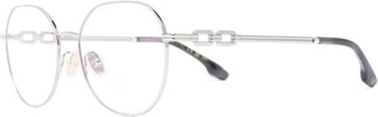 Victoria Beckham Eyewear Bril met schakel detail Zilver